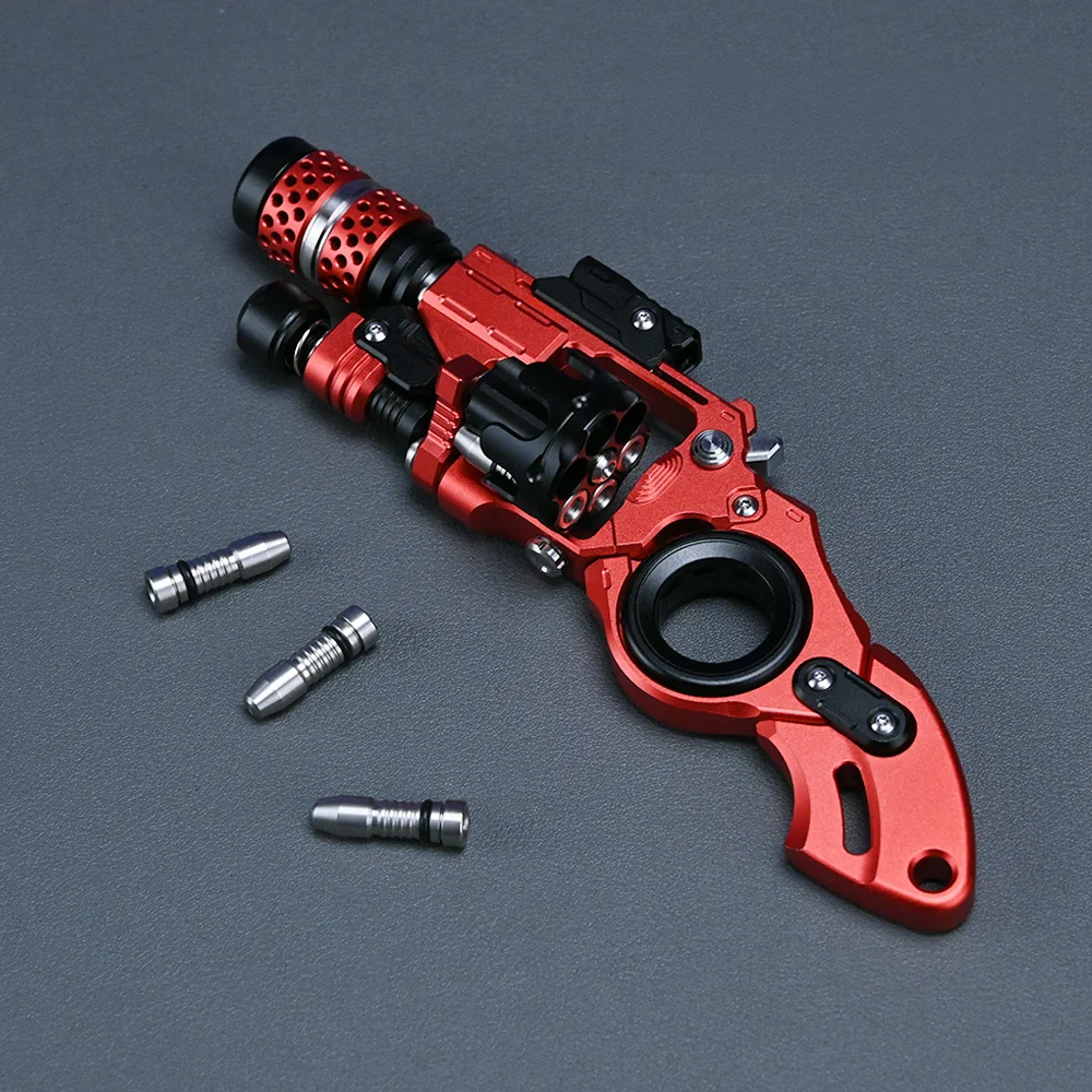 Mechanical Revolver EDC Fidget Toy | CNC Alloy Collector‑Grade Metal Stress Relief Spinner