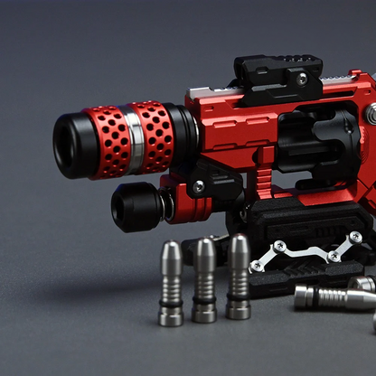 Mechanical Revolver EDC Fidget Toy | CNC Alloy Collector‑Grade Metal Stress Relief Spinner