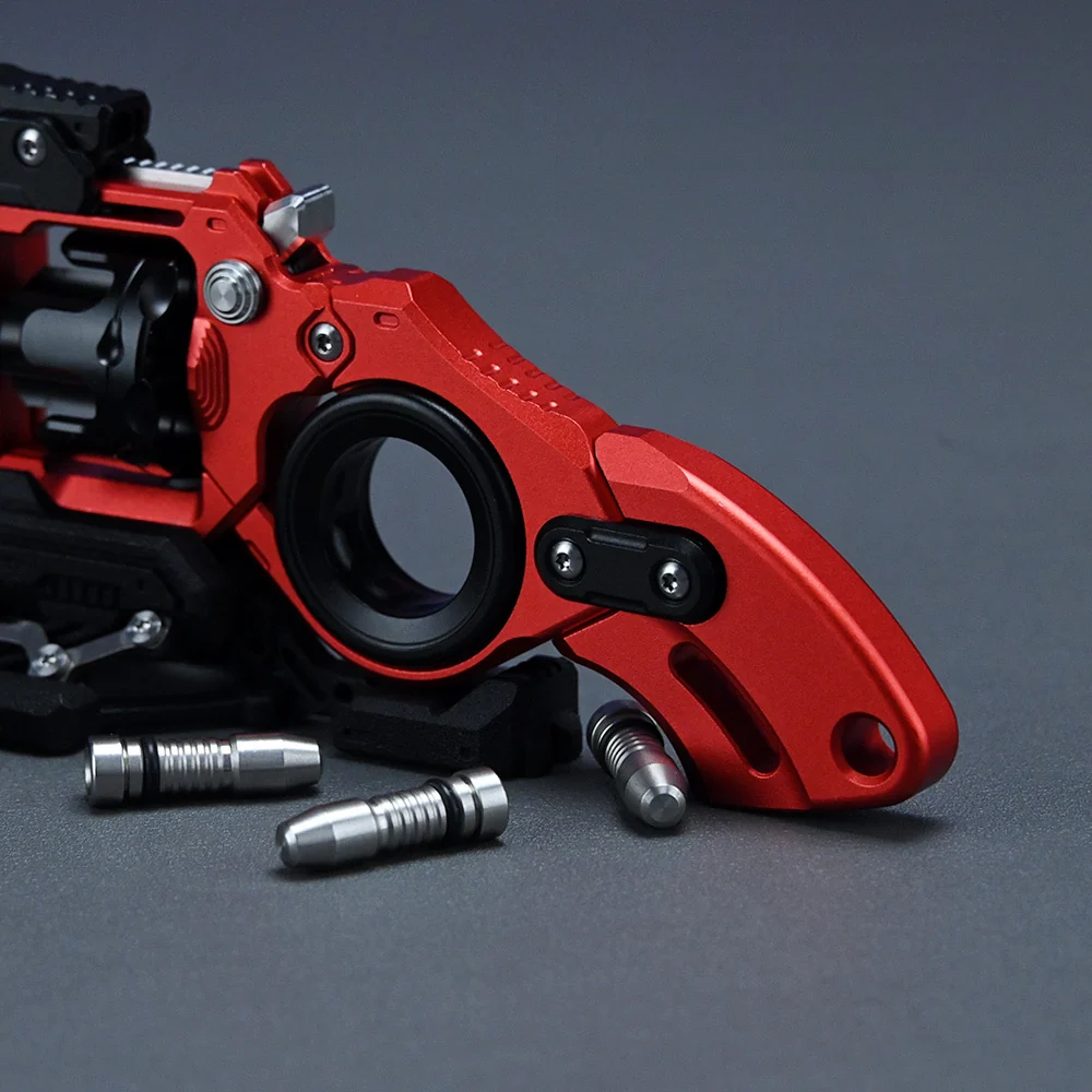 Mechanical Revolver EDC Fidget Toy | CNC Alloy Collector‑Grade Metal Stress Relief Spinner