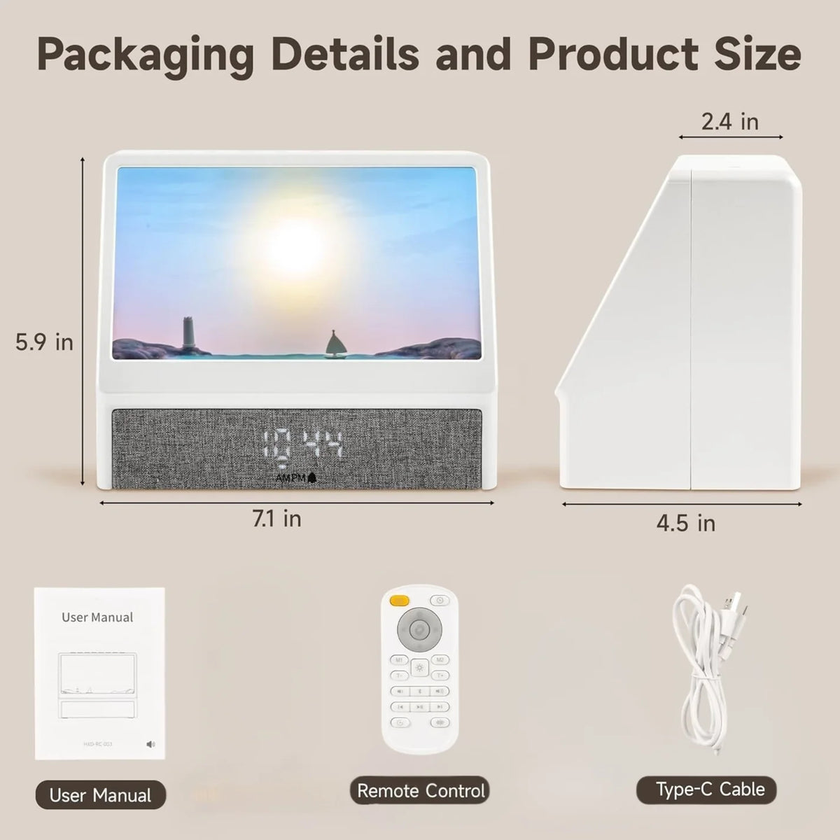 Consta™-Sunrise Wake‑Up Light | Gentle Natural Dawn Alarm